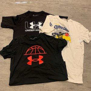 3 Under Armour basketball shirts